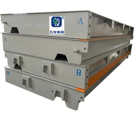 Portable Weight Bridge Scale 16m Truck Scale 80 Ton Weighbridge with LED Display 100T