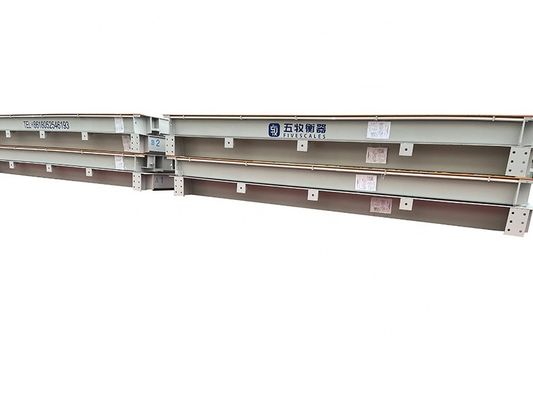 3*8m 60 ton LED Display High Capacity Double Shear Beam Loadcells Weighbridge 10-250T