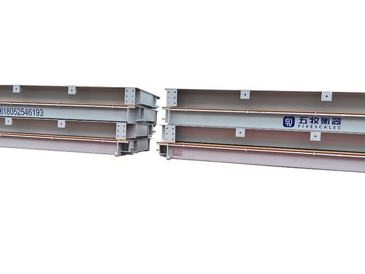 3*8m 60 ton LED Display High Capacity Double Shear Beam Loadcells Weighbridge 10-250T