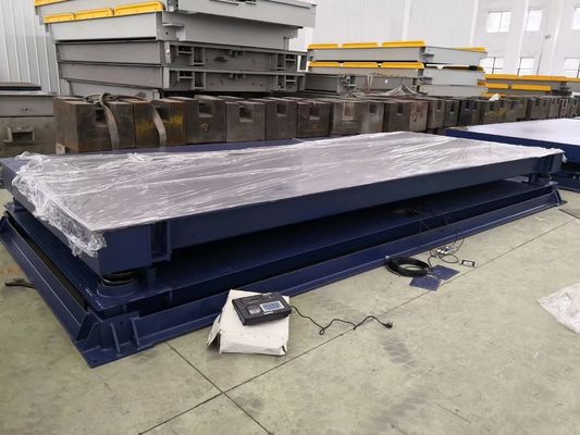 125%F.S Safety Portable Truck Scale 60 Ton Digital Weighing Scale Pit Type Steel Truck 18m