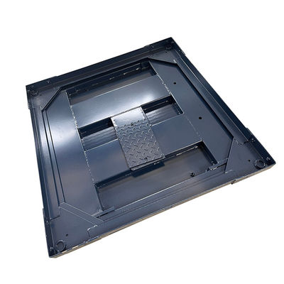 1 Ton 2 3 Platform Pallet Weigher LCD Display Industrial Weighing Scale With Ramp