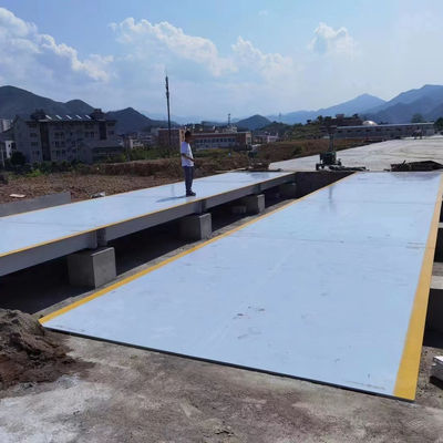 Digital Truck Scale Weighbridge 3*16m 100ton OIML III Accuracy 95% Relative Humidity