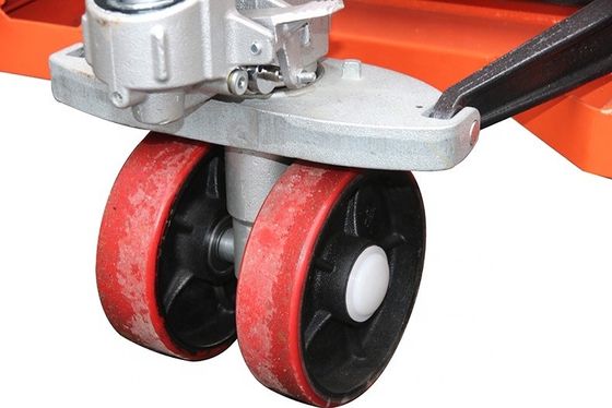 Rechargeable Hydraulic Hand Scissor Lift Table with LCD Display and Different Wheels