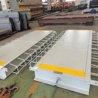 LCD Fixed Axle Scale Truck Vehicle Short Platform Weighing Scales 30ton 50t Capacity