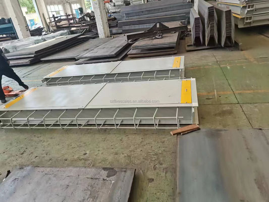 LCD Fixed Axle Scale Truck Vehicle Short Platform Weighing Scales 30ton 50t Capacity