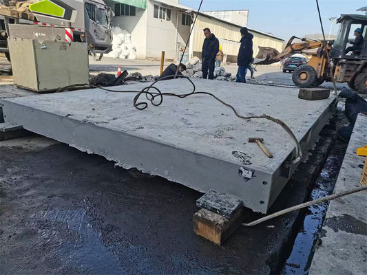 30 Ton 300T on Maximum Capacity Concrete Weighbridge for Automatic Truck Weighing