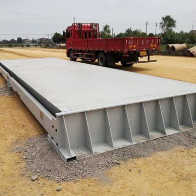 80T Capacity Truck Scale Weighbridge with 16m Length and Movable Road Weighing Bridge