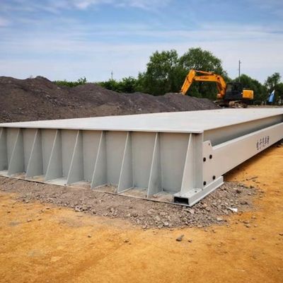 80T Capacity Truck Scale Weighbridge with 16m Length and Movable Road Weighing Bridge