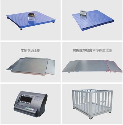 LCD Display Stainless Steel 2 Inch 1 Ton Industrial Platform Scale with Customized Size