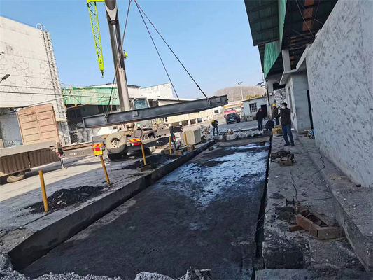 120ton Electronic Galvanized Concrete Weighbridge Truck Scale with Customized Support